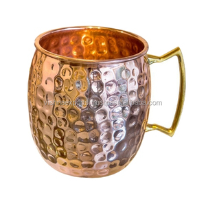 ชุดของขวัญทำจากโลหะสำหรับร้านอาหารชุดของขวัญทำจากทองแดงบริสุทธิ์พร้อมค้อนดีไซน์ตะวันตกเป็นมิตรกับสิ่งแวดล้อม500มล. สำหรับร้านอาหาร - Product Image 1