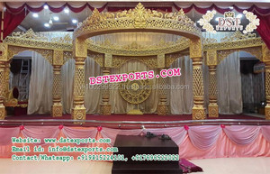 Conjunto de Mandap para Boda Encantador, Decoración de Mandap para Boda India, Mandap Vintage para Boda, Mandap Personalizado para Reino Unido, Estados Unidos, Australia, Mandapam en Tendencia en Reino Unido - Product Image 2