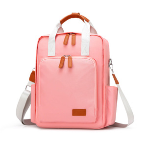 Bolsa de pañales de amor para bebés con estilo de lujo personalizada, bolsa de pañales XL 3 en uno de moda USB, bolsa de pañales con diseño de cervatillo para hombre mamá - Product Image 1