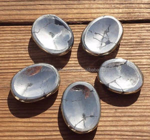 Pierre à pouce en Pyrite dorée naturelle, vente en gros, origine indienne - Product Image 1