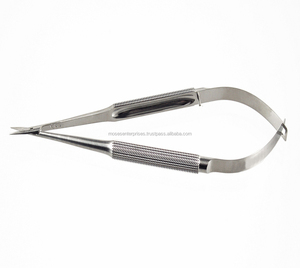 Portaagujas Castroviejo sin captura Micro Portaagujas Micro Tijera Acero inoxidable de alta calidad - Product Image 3