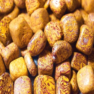 Mariam Jasper Nugget สร้อยคอคริสตัลบำบัดหินอัญมณีแบบเส้นใยธรรมชาติ - Product Image 2