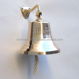 <b>Nautical</b> Cast Brass Ship's <b>Decorative</b> Bell - Product Image 1