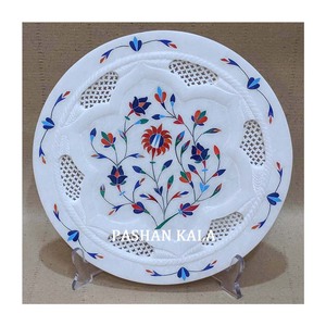Platos Decorativos de Mármol Blanco Puro para Habitaciones - Product Image 1