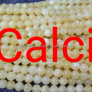 ลูกปัดคริสตัลหินอัญมณีทรงหลวมเกรด A ++ ขนาด4มม. & 10มม. เส้นคริสตัลสีเหลืองตัดเรียบ - Product Image 1