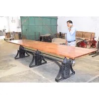 Industriële Crank Tafel Base Crank Schroef Mechanisme Eettafel Meubels Bureau Verstelbare Hoogte Tafel Voor Koop Gietijzeren