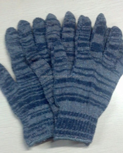 Gants de protection jetables anti-chaleur en coton tricoté de calibre 7 de camouflage de couleur mélangée de taille XL - Product Image 3