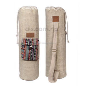 Simple Design Large Capacity Eco-friendly <b>Yoga</b> <b>Mat</b> Bag Sling with Adjustable Strap Handmade NP for Daily Life Use - Product Image 1