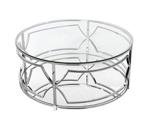 Centro de mesa de café/MESA de comedor/mesa de vidrio de METAL - Product Image 3