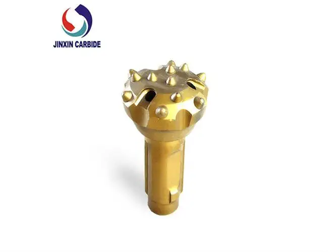 CIR 90 Low Air Pressure DTH Down The Hole Drill Button Bit tapered rock drilling tools rock button bit