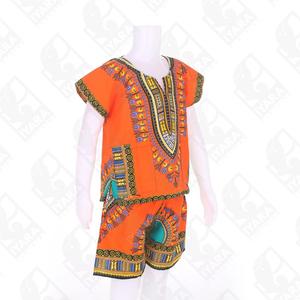 เสื้อดาชิกิสไตล์แอฟริกันสำหรับเด็กใส่ได้ทั้งชายและหญิง - Product Image 4