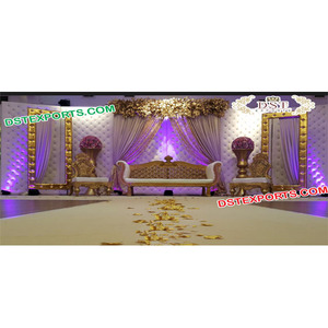 Gran boda-Panel De cuero cocido para escenario, paneles decorativos florales gigantes para boda, los mejores paneles de cuero para boda - Product Image 1