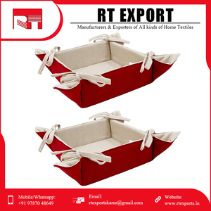 Panier à pain en coton personnalisé nouveau design vente en gros OEM approvisionnement - Product Image 5