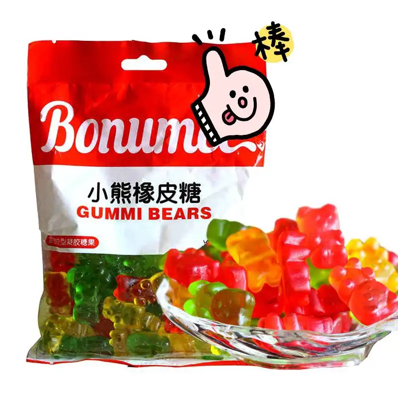 Colorful mini orso cartone animato a forma di gommoso di frutta gummy bear della caramella