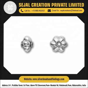 B161 Perles en argent sterling pour bijoux pour bracelets colliers boucles d'oreilles et perles en vrac - Product Image 2