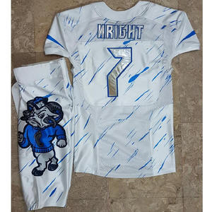 Vente en gros d'uniformes de football américain de haute qualité pour les jeunes Impression de logo personnalisé Meilleure qualité Chemises de sublimation Taille XL Utilisation sportive - Product Image 3