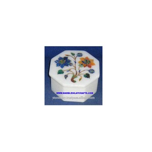 สีขาวหินอ่อนฝังกล่องทำงาน - Product Image 1