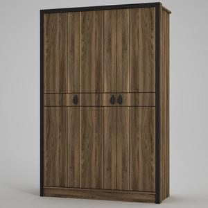 Armoire exclusive 3 portes en noyer perdu exclusive de luxe en aggloméré de Turkiye Best-seller - Product Image 1