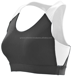 Sujetador deportivo personalizado con estampado de sublimación para chica, Top deportivo - Product Image 5