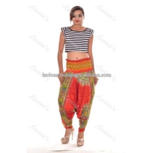 Women Vintage Harem <b>Yoga</b> Trousers Gypsy Boho Indian Printed Palazzo Hippy Harem <b>Baggy</b> <b>Pants</b> Casual Plus Size Wholesale Lot - Product Image 1