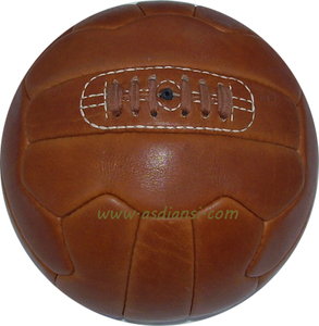 Balón de Fútbol Retro de Cuero Hecho a Mano, Balón de Fútbol Medieval de Cuero, Botas de Cuero, Balones de Baloncesto, Balones de Fútbol Americano - Product Image 2