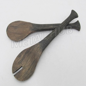 Eco-Friendly Sustainable <b>Wooden</b> <b>Salad</b> <b>Server</b> Set Flatware Sets for Eco-Conscious Recipients and Giveaways - Product Image 1