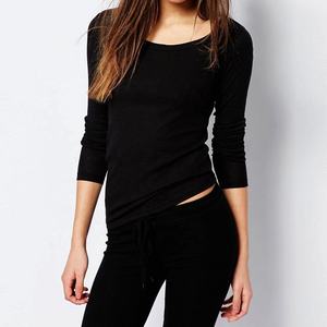 100% Cotton Crew Neck <b>T</b>-<b>Shirt</b> for <b>Ladies</b> Customizable Slim Fit Casual Clothing Plus Size Women's Tees Manufactured Bangladesh - Product Image 1