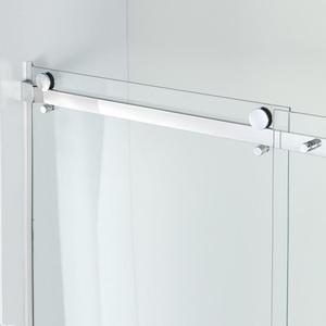 Boîte de <span class=keywords><strong>douche</strong></span> transparente/porte de <span class=keywords><strong>douche</strong></span>, verre trempé de qualité supérieure salle de bains, sans cadre, étuis en bois, emballage Morden - Product Image 4