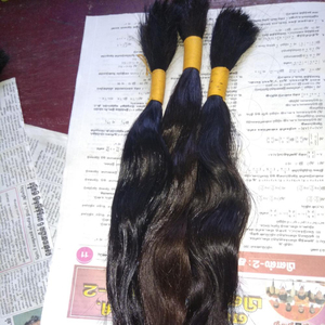 Cheveux naturels lisses 100% Remy de qualité supérieure, cheveux humains en vrac, doux - Product Image 2