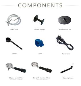 Cafetera Espresso Eléctrica Programable de Acero Inoxidable para Hoteles, Capacidad de 2.4L, Bombas de Vibración Dual, Vaporización Estabilizada - Product Image 6