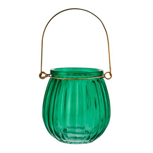 แก้วสีเขียวแขวน T ผู้ถือเชิงเทียน - Product Image 1