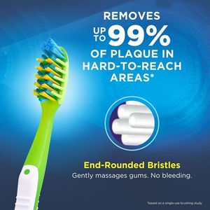 Brosse à dents manuelle jetable ProHealth poils en nylon doux antibactériens pour usage domestique - Product Image 4