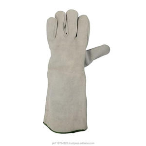 Guantes de Soldadura de Piel de Vacuno de 16 Pulgadas (35 cm) con Forro de Algodón - Product Image 6