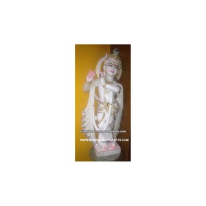 Marble God Krishna <b>Statue</b> - Product Image 1