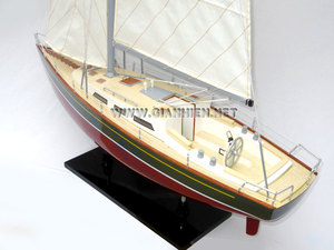 OMEGAS 46 Wooden Model <b>Boat</b> Handcrafted Novelty <b>Gift</b> - Product Image 2