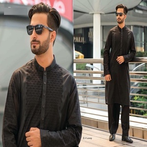 Traje impresionante de calidad para hombre, traje de Kurta Shalwar - Product Image 2