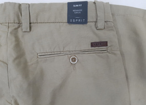 Pantalón ajustado de sarga de algodón y LICRA de marca para hombre Estilo informal de calidad de exportación para temporadas de invierno y primavera para adultos - Product Image 4