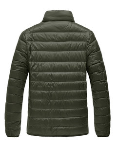 Chaqueta de plumón corta ligera de alta calidad para hombre, abrigo ultraligero de invierno con cremallera - Product Image 2