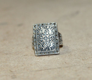 Exportador de moda 2024, anillo bohemio de plata de ley sólida 925, mayorista de joyería fina, regalo para su anillo Unisex - Product Image 1