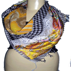 Gran oferta, bufandas de punto Jacquard de doble cara personalizadas, PARCHE DE TRABAJO DE ALGODÓN, DISEÑADOR ARA para fanáticos del fútbol del club de fútbol - Product Image 3