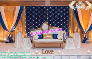 Candelabro de Metal para escenario de boda, telón de fondo ajustado para recepción, decoración de escenario, Rusia - Product Image 4