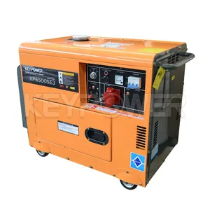 KEYPOWER tipo aperto generatore Diesel trifase 5 kw gruppo elettrogeno portatile in vendita
