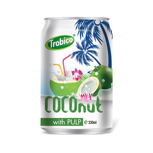 Leche de coco de alta calidad de 250ml con proveedor de bebidas de pulpa en Vietnam MOQ bajo buen precio - Product Image 2