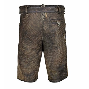 Bavarian Oktoberfest Trachten Lederhosen Pantalones cortos casuales de pana de talla grande para adultos Estilo austriaco alemán Algodón estampado medio - Product Image 4