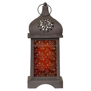 Linterna de Metal de calidad superior Linterna de Metal decorativa de boda Vajilla colgante Linterna de vela marroquí - Product Image 2