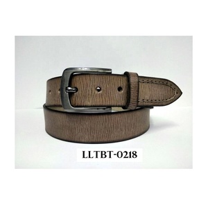 Cinturón de cuero genuino para hombre con automático para hebilla Oferta mayorista personalizada de fábrica OEM Negro-Múltiples opciones disponibles - Product Image 1