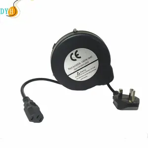 Rallonge électrique rétractable 220 w, v, cordon d'alimentation