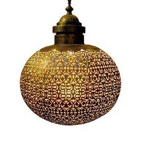 Linterna de vela dorada marroquí para fiestas, luz decorativa para té - Product Image 3