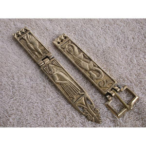 Hebilla Romano Viking de Latón para Cinturón con Adornos de Tigre Touch TT-1107 - Product Image 2