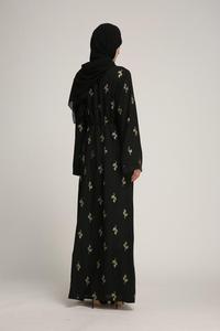 2018-2019 Best Quality Muslim <b>Women</b> Striped Abaya Dubai <b>Kaftan</b> Robe Kimono - Product Image 4